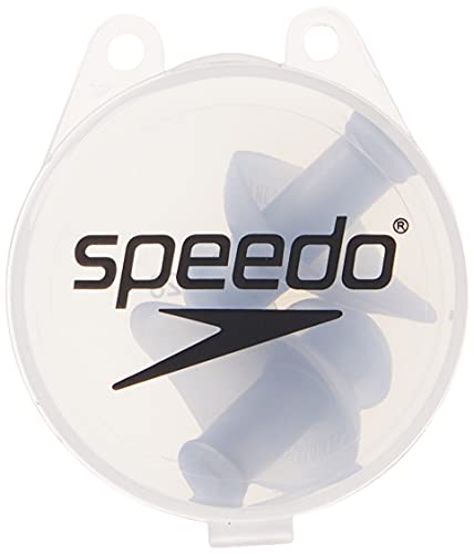 Speedo Unisex-Adult Swim Training Ergo Ear Plugs Silver