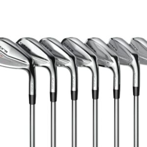 Cobra Golf 2022 King Forged Tec One Length Iron Set (Men's, Right Hand, KBS $ Taper Lite 105-120, Stiff Flex, 5-GW)