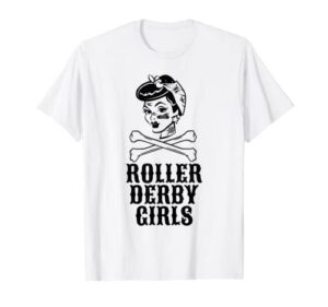 roller derby girls pinup flat track roller derby shirt