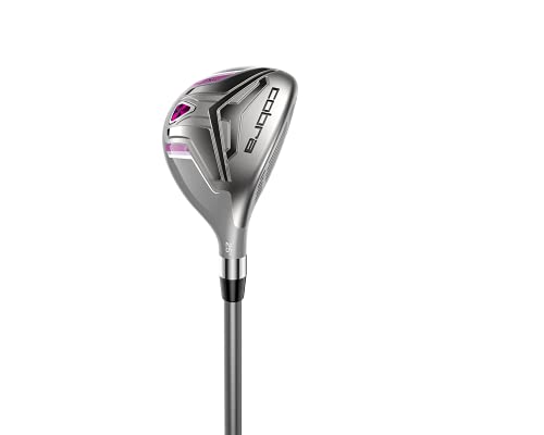 Cobra Golf 2021 Fly XL Complete Set Cart Bag Silver-Plum (Women's Right Hand, Graphite Woods-Graphite Irons, Ladies Flex, DR-12.5, 3W-18.5, 5W-21.5, 7W-24.5, 5H-23.5, 6-PW, SW, Putter, Cart Bag)