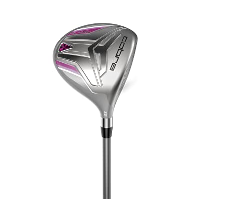 Cobra Golf 2021 Fly XL Complete Set Cart Bag Silver-Plum (Women's Right Hand, Graphite Woods-Graphite Irons, Ladies Flex, DR-12.5, 3W-18.5, 5W-21.5, 7W-24.5, 5H-23.5, 6-PW, SW, Putter, Cart Bag)