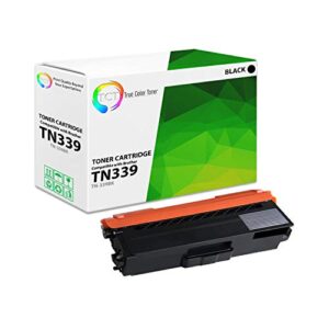 tct premium compatible toner cartridge replacement for brother tn-339 tn339bk black super high yield works with brother hl-l9200, mfc-l9550 printers (6,000 pages)