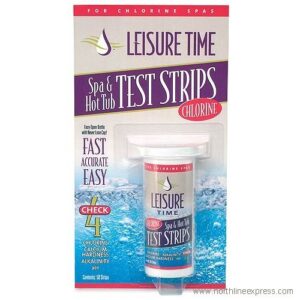 leisure time new chlorine 4-way test strips (50) spa