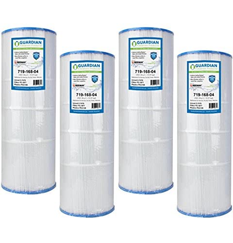 Guardian Filtration - 4 Pack Pool Filter Replacement for Pleatco PCC80, Unicel C-7470, Filbur FC-1976, Pentair, Pac Fab, American Products | Value Savings 4 Pack Cartridge Bundle | Model 719-168-04