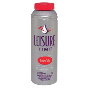 leisure time 45305 renew tabs chlorine-free shock for spas and hot tubs, 1.75 lbs