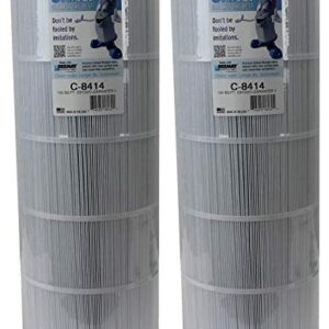 Unicel C-8414 Swimming Pool Replacement Cartridge Filters 150 Sq Ft (2 Pack)