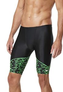 speedo mens swimsuit jammer prolt printed team colors,modern speedo green,24