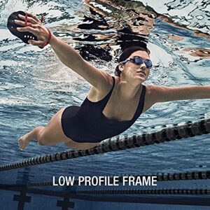 Speedo Unisex-Adult Swim Goggles Hydrosity , Mirrored Charcoal