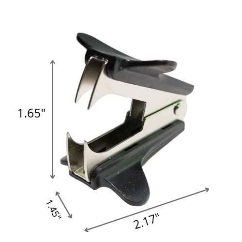 Staple Remover Tool, Staple Puller Remover, jaw Style Black for School, Home, Office Pack of 3