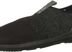 Speedo Men's Water Shoe Surfknit Pro, Black/White/Red, 10