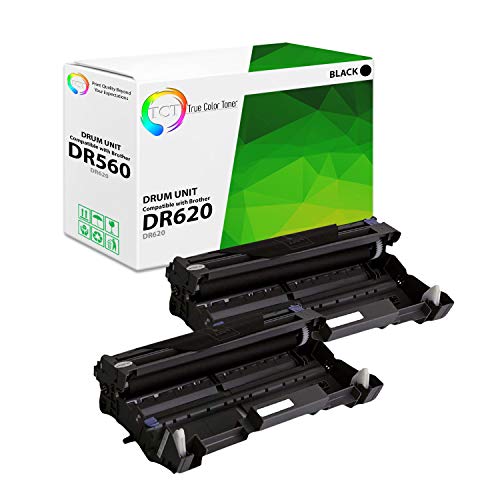 TCT Premium Compatible Drum Unit Replacement for Brother DR-620 DR620 Black Works with Brother DCP-8080DN 8085DN, HL-5350DNLT 5340D 5350DN 5370DW 5380DN, MFC-8890 Printers (25,000 Pages) - 2 Pack