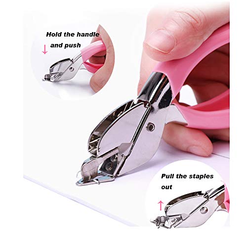 Staple Remover Tool for Office Heavy Hand Staple Pin Pull Easy to Remove(Set of 2)