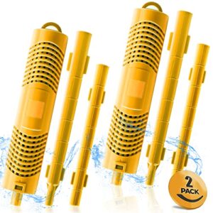 bilinavy spa in-filter mineral sticks parts for hot tub filter cartridge, last for 4 months, yellow, 2pcs