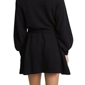 Bandier SJ-SJB10004-Sincerely Jules x The Dahlia Sweatshirt Dress-Black-S