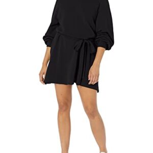 Bandier SJ-SJB10004-Sincerely Jules x The Dahlia Sweatshirt Dress-Black-S