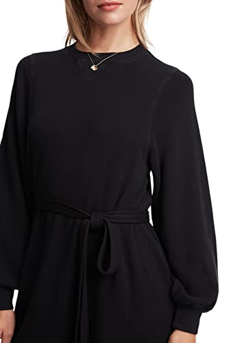 Bandier SJ-SJB10004-Sincerely Jules x The Dahlia Sweatshirt Dress-Black-S