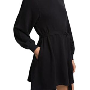 Bandier SJ-SJB10004-Sincerely Jules x The Dahlia Sweatshirt Dress-Black-S