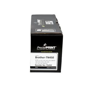 Precise Print Compatible Brother-TN450 Toner Cartridge | TN-450 HL-2270DW HL-2280DW HL-2230 HL-2240 MFC-7360N MFC-7860DW DCP-7065DN Intellifax 2840