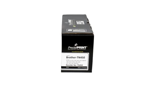 Precise Print Compatible Brother-TN450 Toner Cartridge | TN-450 HL-2270DW HL-2280DW HL-2230 HL-2240 MFC-7360N MFC-7860DW DCP-7065DN Intellifax 2840