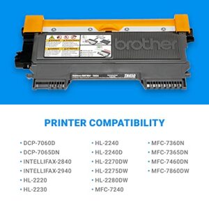 Precise Print Compatible Brother-TN450 Toner Cartridge | TN-450 HL-2270DW HL-2280DW HL-2230 HL-2240 MFC-7360N MFC-7860DW DCP-7065DN Intellifax 2840