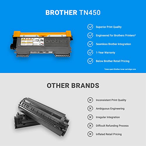 Precise Print Compatible Brother-TN450 Toner Cartridge | TN-450 HL-2270DW HL-2280DW HL-2230 HL-2240 MFC-7360N MFC-7860DW DCP-7065DN Intellifax 2840