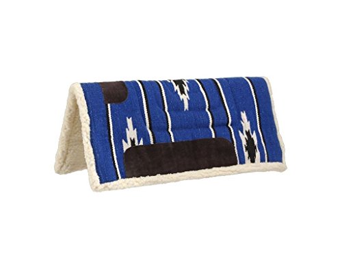 Tough 1 Sierra Miniature Saddle Pad, Royal/Black/Cream