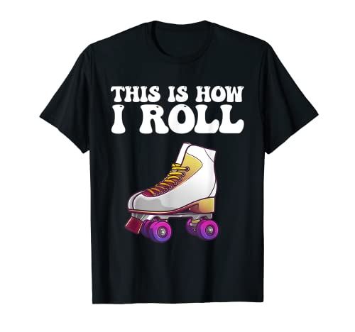 Cool Roller Skate For Men Women Speed Skating Inline Skate T-Shirt