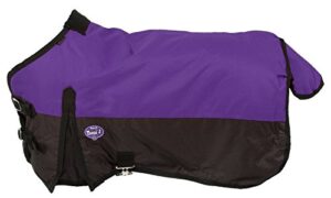 tough 1 600d waterproof poly miniature turnout blanket, purple, 42″