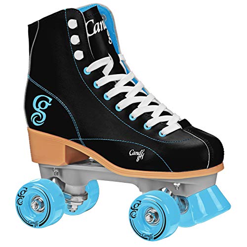 Roller Derby Rewind Unisex Roller Skates (Size 03) - Black/Teal