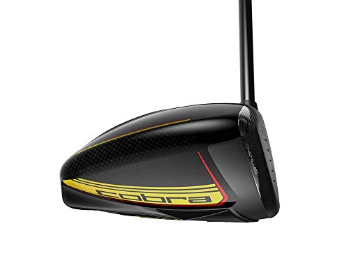 Cobra Golf 2020 Speedzone Driver Black-Yellow (Men's, Right Hand, Aldila Rogue Silver 60, Stiff Flex, 9.0)