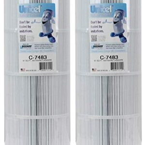 Unicel C-7483 Spa Replacement Filter Cartridges 81 Sq Ft Hayward Swim Clear 2PK