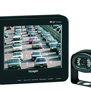 Voyager WVOS541 Wireless Camera System, Built-in Speaker, 5.6" TFT LCD, 1/3" CMOS Sensor, Waterproof, Auto-Pairing, Supports up to 4 Wireless Cameras, Mirror Image Orientation