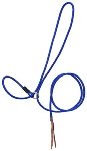 tough 1 poly rope pocket halter, royal blue