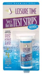 leisure time spa test bromine spa test strips 50 count (45005a) (full package)