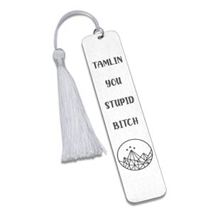 funny bookmark for women bookish bookmark gift tamlin you stupid bitc book lover gifts for bookish reader fans friends book accessories adult bookmark reading graduation birthday christmas gifts