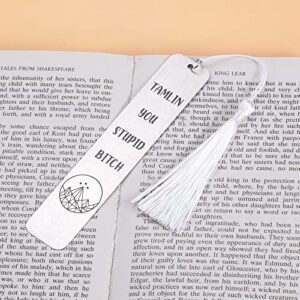 Funny Bookmark for Women Bookish Bookmark Gift Tamlin You Stupid Bitc Book Lover Gifts for Bookish Reader Fans Friends Book Accessories Adult Bookmark Reading Graduation Birthday Christmas Gifts