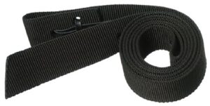 tough 1 royal king nylon web tie strap, black, 1.75 wide