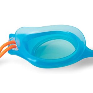 Speedo Unisex-child Swim Goggles Hydrospex Bungee Junior Ages 6-14 , Aqua Blue/Jade