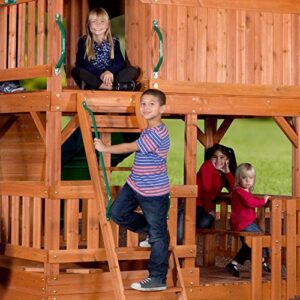 Backyard Discovery Liberty II All Cedar Wood Playset Swing Set