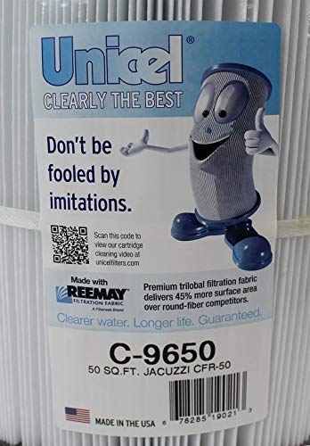 4) Unicel C-9650 Spa Replacement Filter Cartridges CFR 50 Sq Ft FC-1460