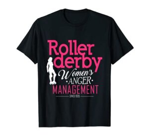 womens roller derby roller skating novelty t-shirt