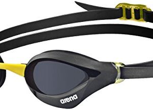 arena Cobra Core Swim Goggles for Men and Women, Smoke-Black, Standard Non-Mirror