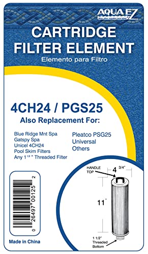 Aqua EZ 4CH-24 Filter Element 2 Pack for 4CH-24 and PGS25