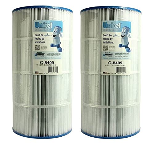 Unicel C8409 Swimming Pool and Spa Replacement Filter Cartridge for Hayward CX900 RE, Sta Rite 25230 0095S, Waterway 817 0100N, Pleatco PA90, Filbur FC1292, and Unicel C8409 (2 Pack)