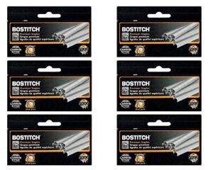 3 x value pack of 6 boxes stanley bostitch b8 powercrown premium 1/4″ staples (stcrp21151/4)