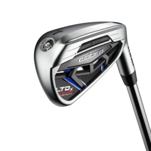 Cobra Golf 2022 LTDX One Length Combo Iron Set Chrome-Red-Blue (Men's, Right Hand, KBS PGI 75, Reg Flex, 5-GW)