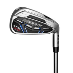 Cobra Golf 2022 LTDX One Length Combo Iron Set Chrome-Red-Blue (Men's, Right Hand, KBS PGI 75, Reg Flex, 5-GW)