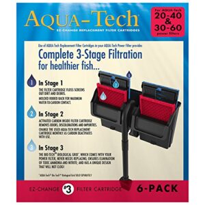 Aqua-Tech EZ-Change Aquarium Filter Cartridge ( EZ #3 - 6 Pack )