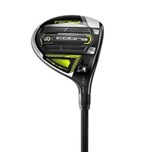 Cobra Golf 2021 Radspeed Draw Fairway Gloss Black-Turbo Yellow (Men's Right Hand, Project X Evenflow Ripetide, Stiff Flex, 14.5)