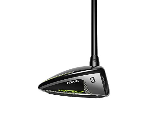 Cobra Golf 2021 Radspeed Draw Fairway Gloss Black-Turbo Yellow (Men's Right Hand, Project X Evenflow Ripetide, Stiff Flex, 14.5)